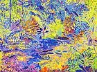 Tjaša Iris, Magic Waters, acryl on canvas, 90 x 120 cm, 2012