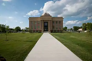 McIntosh County Courthouse in Ashley