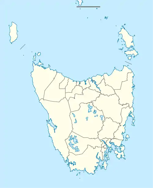 Shipstern Bluff is located in Tasmania