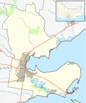 Indented Head is located in City of Greater Geelong