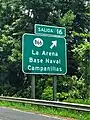 PR-22 east at exit 16 to PR-866 in Sabana Seca barrio