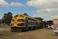 B74 hooked up with T378 at Seymour Railway Heritage Centre
