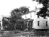 Barn and house built by James Wallace in 1848