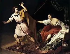 Joseph and Potiphar's Wife, c. 1640–1645, Gemäldegalerie Alte Meister, Kassel
