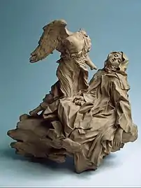 Ecstasy of St. Teresa. Terracotta Modello