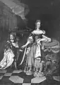 Maria Antonia and her son Joseph Ferdinand, by Bildnis Der Maria c. 1697