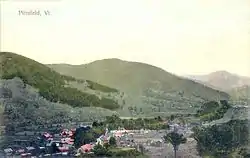 Bird's-eye view of Pittsfield c. 1910