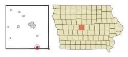 Location of Madrid, Iowa