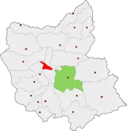 Location of Bostanabad County in East Azerbaijan province