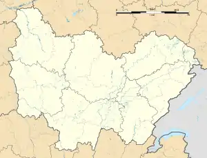 Salins-les-Bains is located in Bourgogne-Franche-Comté