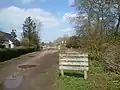Boughton — end of the Brampton Valley Way which runs alongside the railway