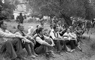 The civilian hostages at Kondomari