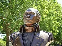 Bronze bust of Toussaint Louverture, Bordeaux.