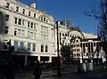Mosley Street buildings (left distance)