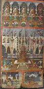 Phra Malai in heaven, Cambodian example, Walters Art Museum