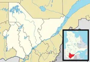 Château-Richer is located in Central Quebec