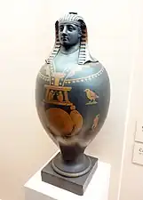 Canopic jar, by Wedgwood, c.1773, earthenware and encaustic, Brooklyn Museum, New York City