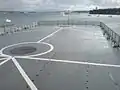 HMNZS&nbsp;Canterbury's helicopter afterdeck.
