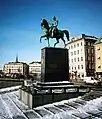 Charles XIV John in Stockholm, by Bengt Erland Fogelberg, 1854