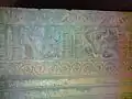 Carvings on temple wall