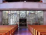 Narthex wall