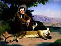 Peter Quivey and the Mountain Lion, Nahl