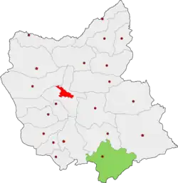 Location of Charuymaq County in East Azerbaijan province