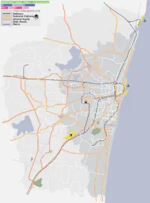 Choolaimedu is located in Chennai