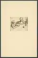 Children at breakfast, print by Albert Van Dyck, 1935, Print cabinet of the Royal Library of Belgium, S.IV 22271