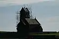 The church under repair in 2005