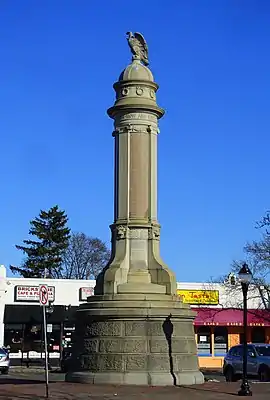Civil War Memorial  Soldiers and Sailors Memorial  1887   Arlington, Massachusetts