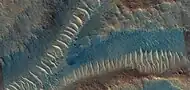 Close view of transverse aeolian ridges (TAR's), as seen by HiRISE under HiWish program  This image was named HiRISE picture of the day.