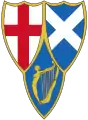 Arms of the Commonwealth of England, Scotland and Ireland, 1654–1655
