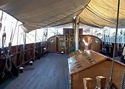 Weather deck, aft