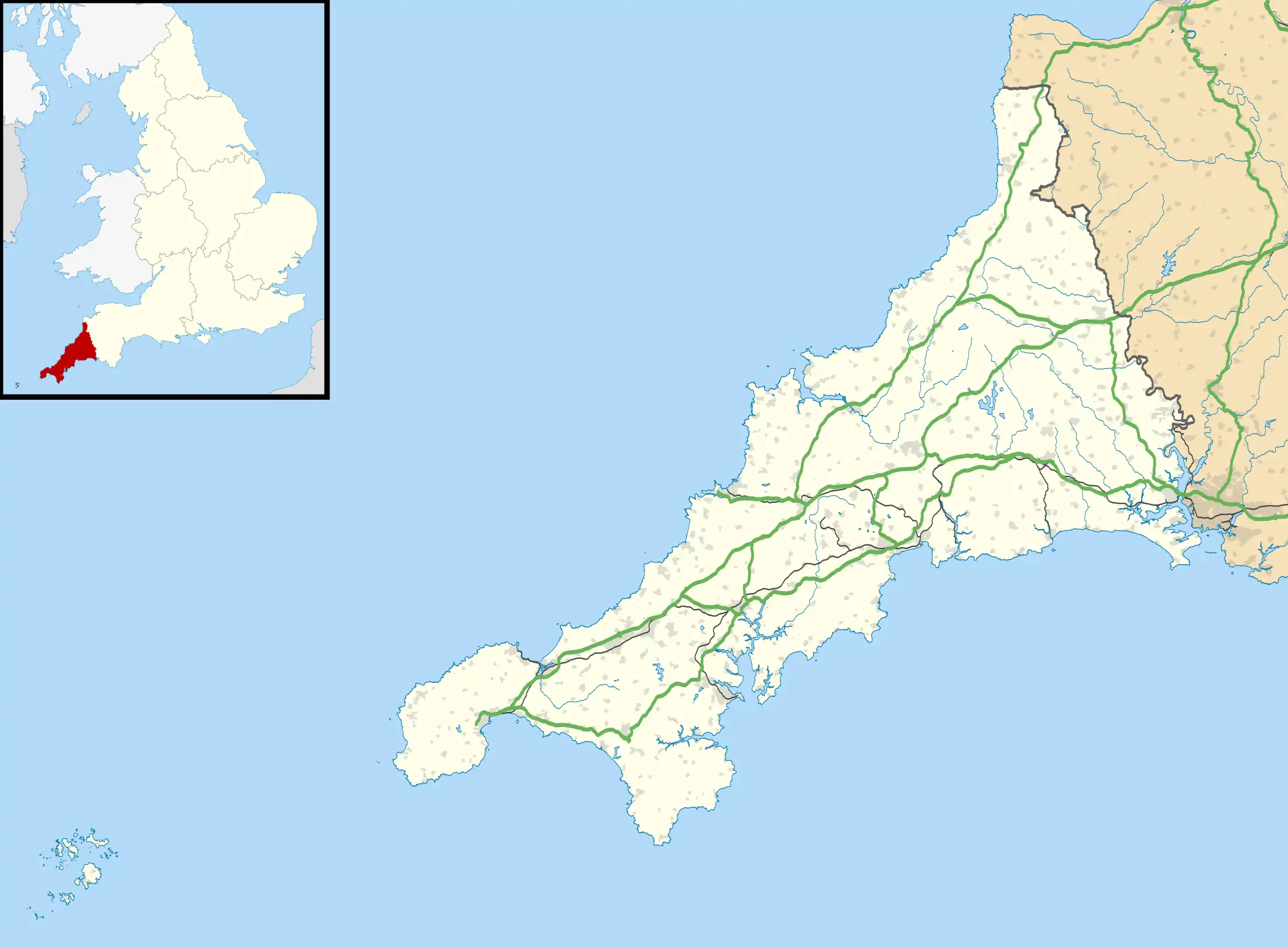 Penrose Methodist Chapel is located in Cornwall