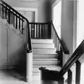 South stair to the balcony
