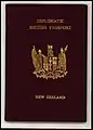 An example of a diplomatic passport from 1952