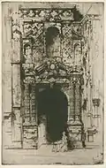Harfleur, etching and drypoint, 1903
