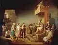 The Discovery of Pulque by José Obregón at the Museo Nacional de Arte. (1869)