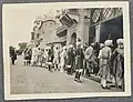 Detail of an informal visit at Moti Bagh Palace from an album of photographs compiled by the wife of Dr. H.R. Hunter during his time as Dental Surgeon at Moti Bagh Palace during the reign of Maharajah Bhupinder Singh, circa 1922–23