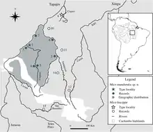 Map of range