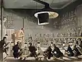 Thomas Rowlandson, Drawing from Life at the Royal Academy, c. 1808–1810