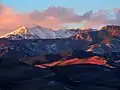 Cleveland Peak at sunset