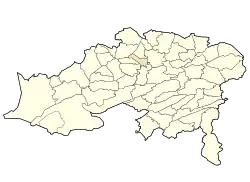 Location of Merouana in the Batna Province