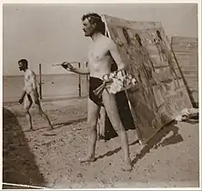 Edvard Munch at the Beach in Warnemünde, 1907, Munch Museum, Oslo