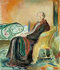 Self-Portrait with the Spanish Flu, 1919, oil on canvas, 150 x 131&nbsp;cm, National Gallery (Norway)