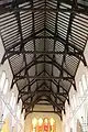 The roof of the nave