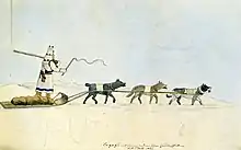 Image 9Sled dogs, 1833 (from Dog type)