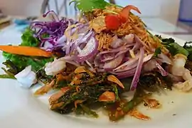 Ensaladang kangkong(water spinach)