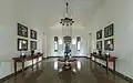 Entrance, lobby with chandelier.